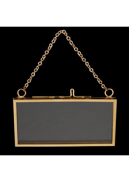 Duvara Monte Şeffaf Cam Asılı Çerçeve ile Kanca+Zincir Kolay Bir 10X5CM Asmak (Yurt Dışından)