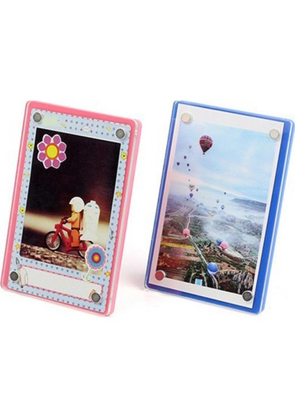 3inch Manyetik Resim Fotoğraf Çerçevesi Buzdolabı Için Kolaj 9X6CM Mavi (Yurt Dışından) modelleri