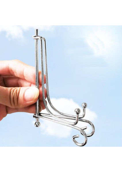 Demir Tel Ekran Raf Tutucular Ekran Şövale Masa Üstü Kitapları Stand Gümüş 4inch (Yurt Dışından) fırsatları