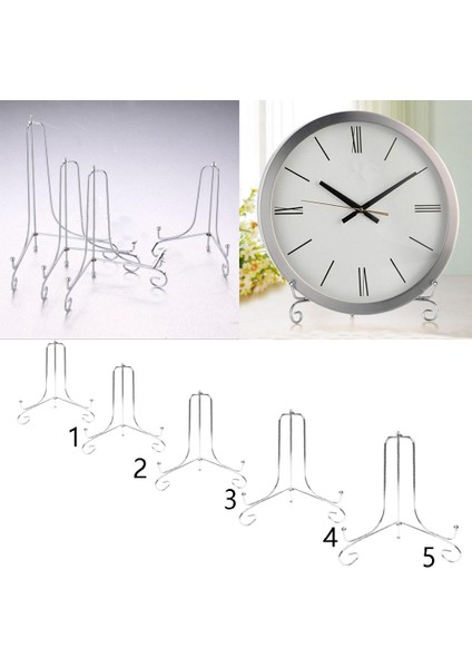 Demir Tel Ekran Raf Tutucular Ekran Şövale Masa Üstü Kitapları Stand Gümüş 4inch (Yurt Dışından) indirimleri
