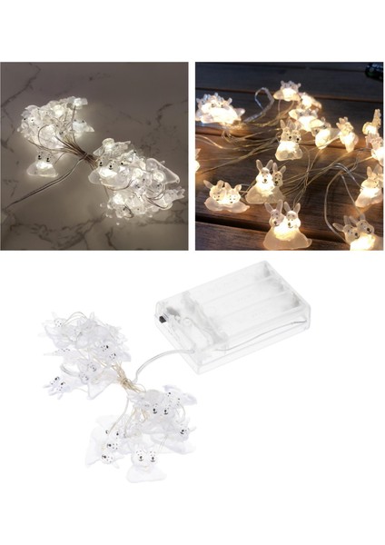 20 LED Peri Dize Işıkları Aydınlatma Bakır Tel Düğün Odası Süslemeleri Için Çift Tavşan (Yurt Dışından) fırsatları