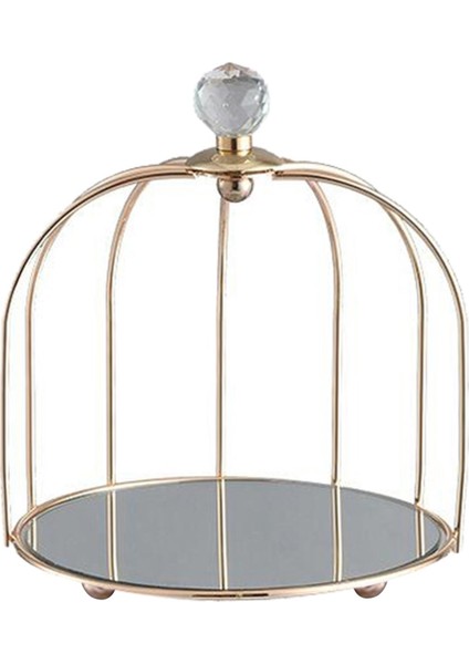 Metal Makyaj Kozmetik Organizer Depolama Rafı Ekran Vanity Tepsisi Raf Kafesi Tek Terek (Yurt Dışından)