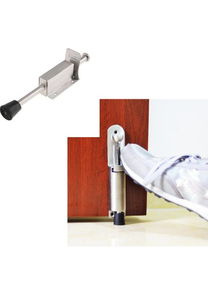 10INCH Kick Down Foot Stoped Door Stopper Spring Prop Courn Door Tuther 25CM (Yurt Dışından)