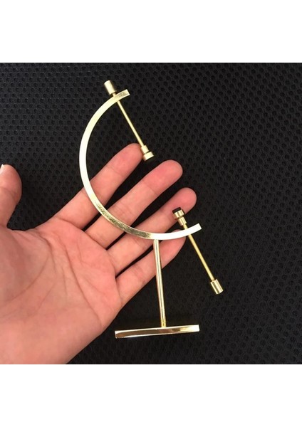 Ekran Standı Bakır Kaplama Küre Feng Shui Dekor Için Golden L 150X80X310MM (Yurt Dışından)