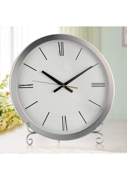 Demir Tel Ekran Raf Tutucular Ekran Şövale Masa Üstü Kitapları Stand Gümüş 10INCH (Yurt Dışından)