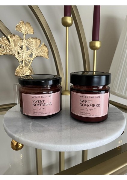 2’li Amber Kavanoz 250 ml & 330 ml Mum Seti