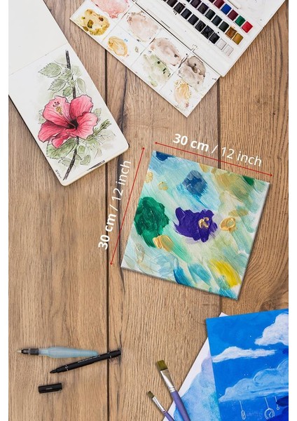 Pres Kompozit Tuval 30 x 30 cm 9'lu Set fiyatları