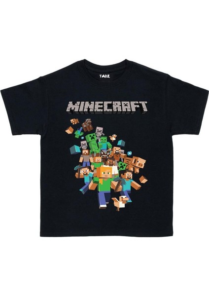 Minecraft Çocuk Tişört Yeni Sezon Unisex