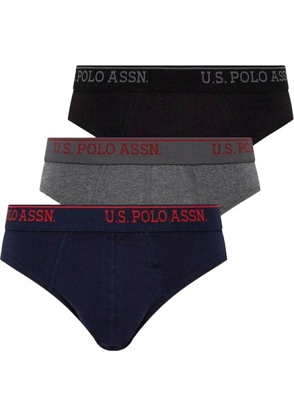 Erkek 3'lü Slip Külot 80436 Siyah-Antrasit-Lacivert fırsatları