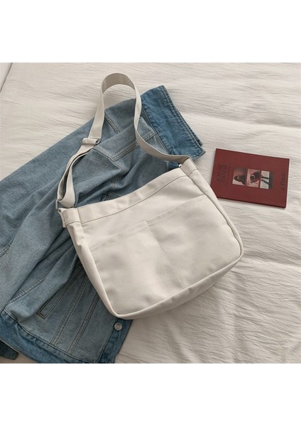 Kanvas Çanta Çok Yönlü Moda Askılı Çanta Öğrenci Omuz Okul Çantası (Yurt Dışından) fiyatları