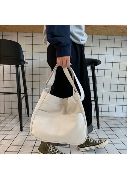 Kanvas Çanta Çok Yönlü Moda Askılı Çanta Öğrenci Omuz Okul Çantası (Yurt Dışından) fırsatları