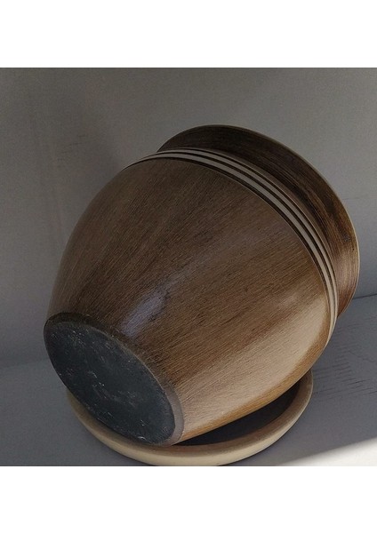 Country Dekoratif Tabaklı Seramik Saksı 23X23 cm fiyatları