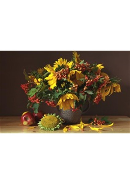 Güneşsiz Kalmış Ayçiçekleri Pixart Sanat Elmas Mozaik Tablo Diamond Türkiye 81*53