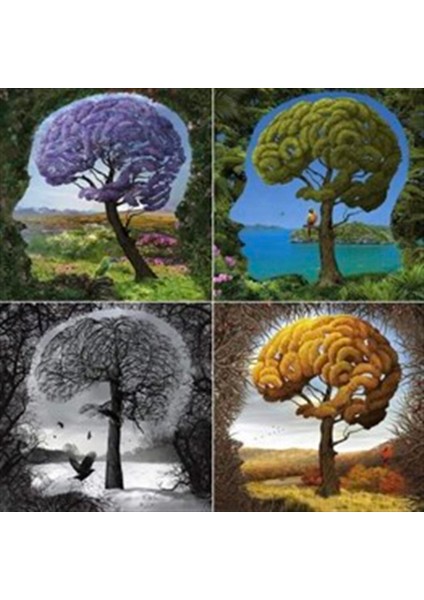 4 Mevsimin Akıl Almaz Anlatımı Pixart Sanat Elmas Mozaik Tablo Diamond Türkiye 52*52