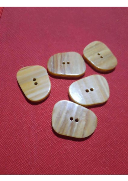 Düğme Yamuk 3 cm 1 Paket 10 Adettir