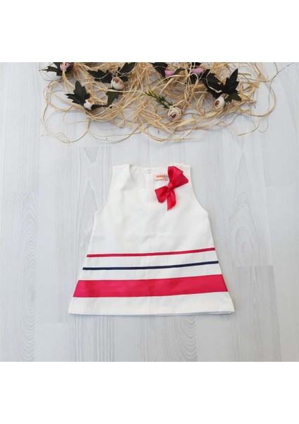 Beyaz Kız Bebek Denizci Elbise fiyatları