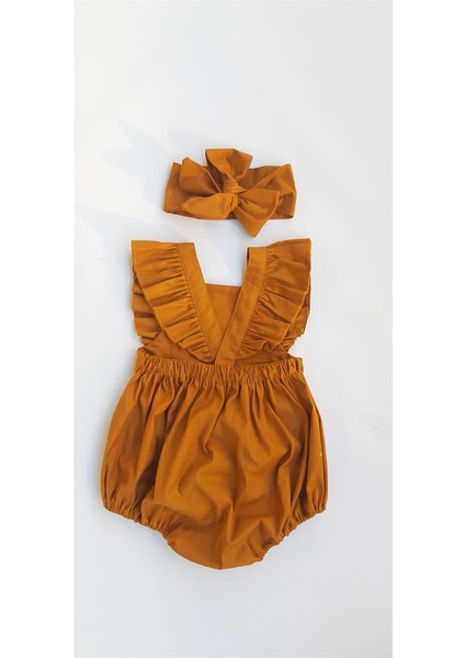 Kız Bebek Mavi Ayarlanabilir Askılı Romper Takım fiyatları