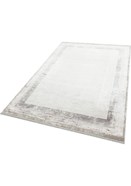 Gabardin Halı Gloria Bej Vizon Rengi Makine Bambu Halısı