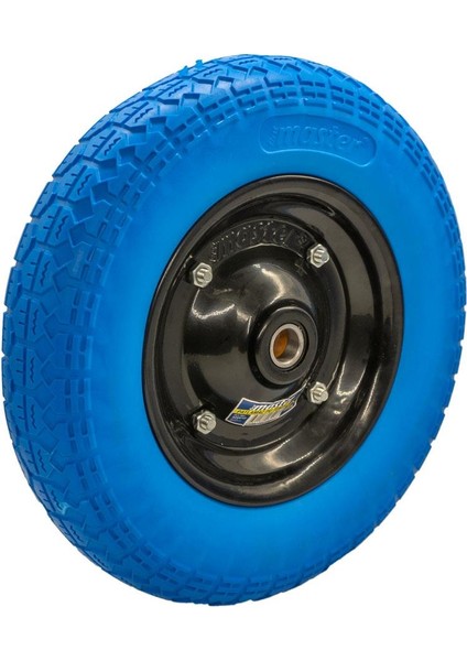 Patlamaz Poliüretan Dolgu El Arabası Tekeri Bilyalı 350-7