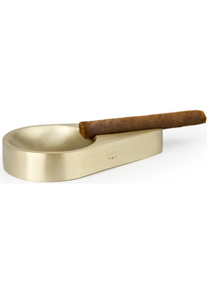 Brazen Classy Döküm Pirinç Ince Puro Küllüğü Puroluk