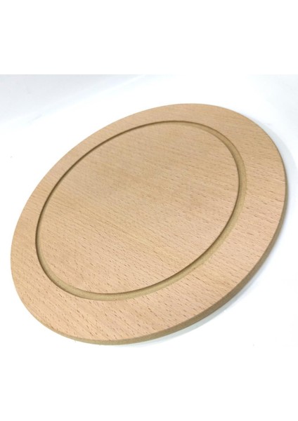 10 Adet Mdf Ahşap Pizza Tahtası 26 Cm, Sunum Tahtası, Pizza Tabağı, Lahmacun ve Pide Servis Tahtası