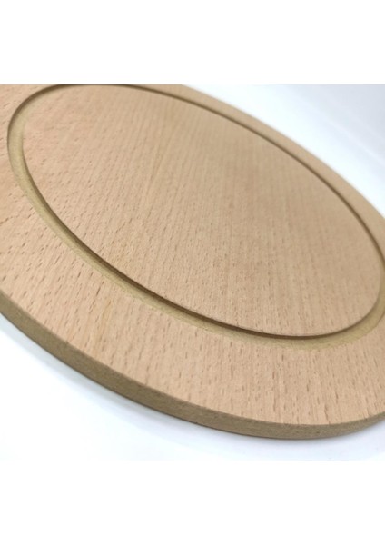 10 Adet Mdf Ahşap Pizza Tahtası 26 Cm, Sunum Tahtası, Pizza Tabağı, Lahmacun ve Pide Servis Tahtası