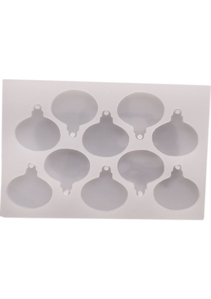 Epoksi Reçine Silikon Kalıp Çoklu Bal Kabağı Kalıbı Seri Döküm Kalıbı 4 cm 10 Lu