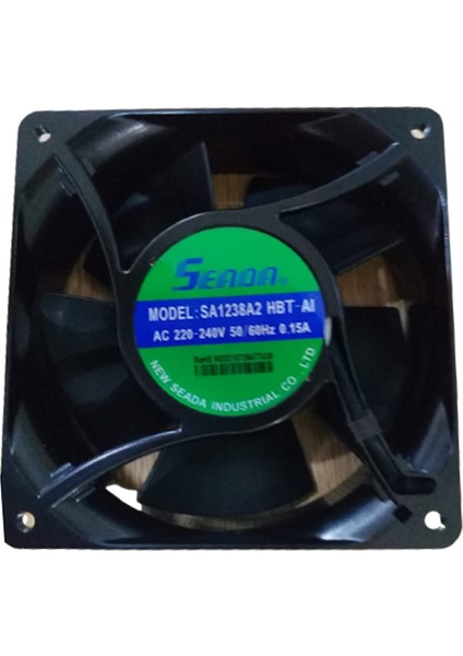 120X120X38MM 220V 0.15A Metal Kanatlı Fan