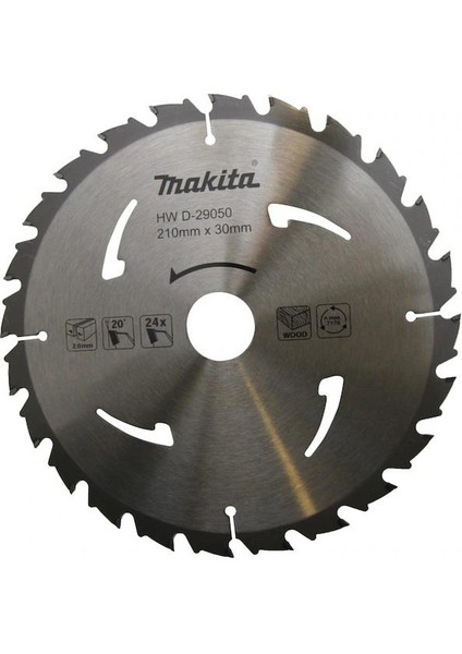 D-29050 Ahşap Daire Testere 210MM 24 Diş