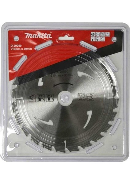 D-29050 Ahşap Daire Testere 210MM 24 Diş fiyatları