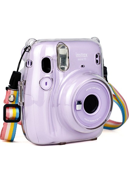 Bonanza Int Fujifilm Instax Mini 11 Anında Fotoğraf Makinesi Için Kristal Şeffaf Koruyucu Kılıf Çanta (Yurt Dışından)