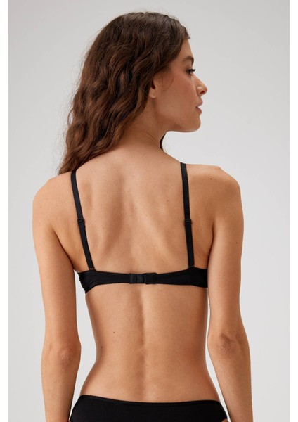 2'li Ekonomik Paket Siyah-Ten 6010 Madrid Balenli Dolgusuz Micro T-Shirt Sütyen Seti Slip Hediyeli fırsatları