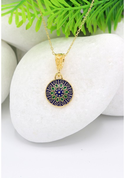 Mardin Hasırı Altın Kaplama 925 Ayar Gümüş Kolye 201022004 fiyatları