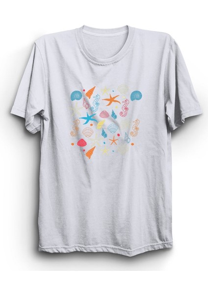 Deniz Yıldızı, Deniz Kabukları, Denizatı, Sea Inside Tişört