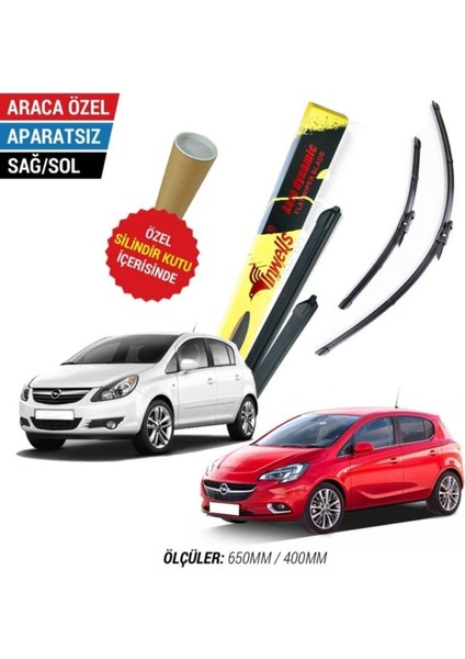 Opel Corsa D / E Inwells Muz Silecek Takımı (2006-2019)