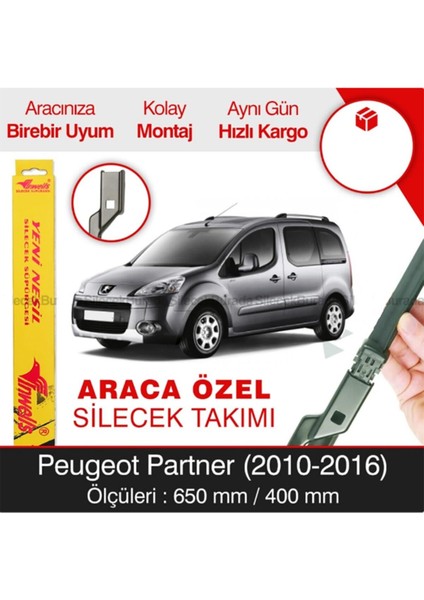 Muz Silecek Partner Tepee-Berlıngo (650-400 Mm) Arf INW-018
