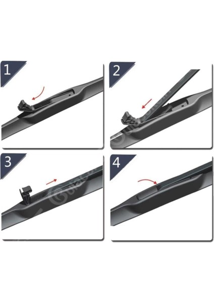 Honda Civic Fb7 Silecek Takımı (2012-2016) Inwells Hibrit modelleri
