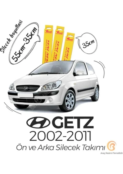 Hyundai Getz Ön Arka Silecek Seti (2002 - 2011)