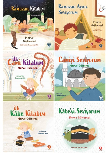 Merve Gülcemal 6 Kitap Set / Ramazan - Kabe - Cami Serileri