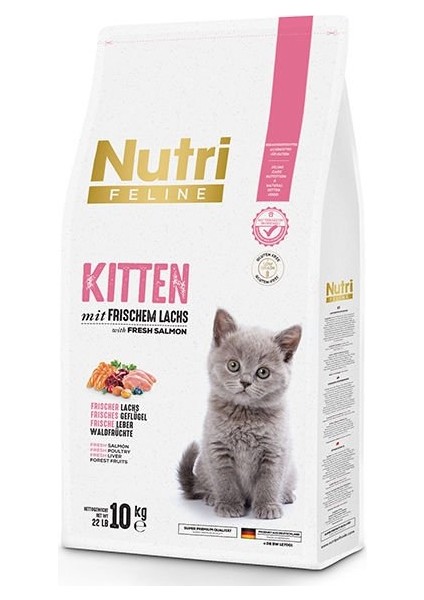 Nutri Feline Kitten Tavuklu Yavru Kedi Maması 10 kg