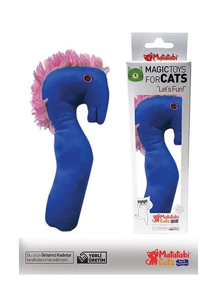 Cats Horsi Kedi Oyuncagı Mavi 26 cm