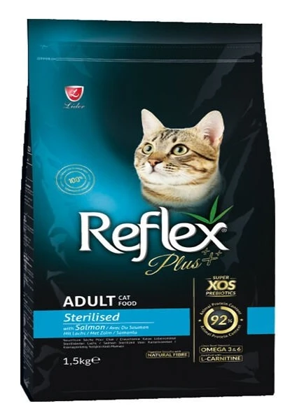 Reflex Plus Somonlu Kısırlaştırılmış Yetişkin Kedi Maması 1.5 kg