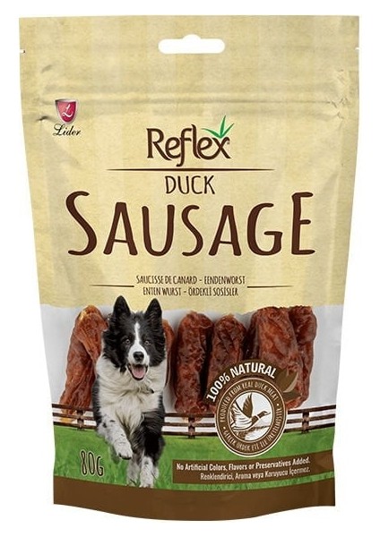 Sausage Ördekli Sosis Köpek Ödül Maması 80 gr