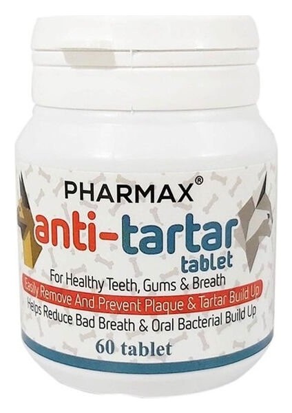 Anti-Tartar Kedi Köpek Diş Taşı Giderici Tablet 60 Adet
