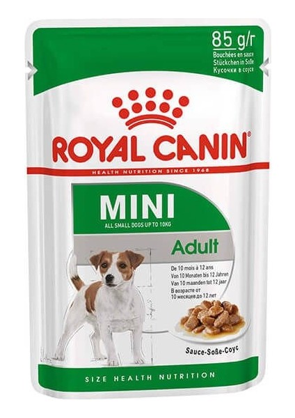 Adult Mini Gravy Pouch Köpek Maması 85 gr