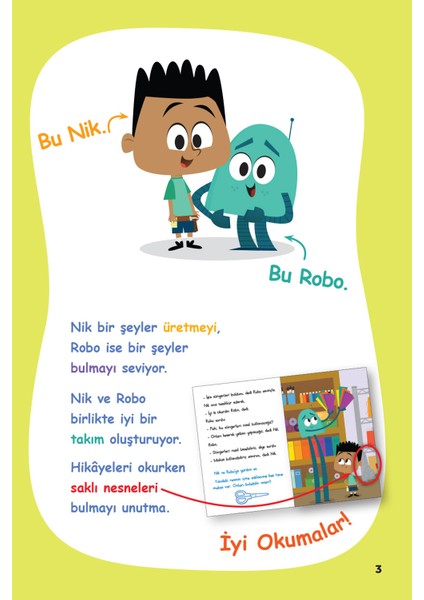 Saklı Nesnelerle Ilk Okuma Stem Hikâyeleri Nik ve Robo 5N1K ile Yelkenli