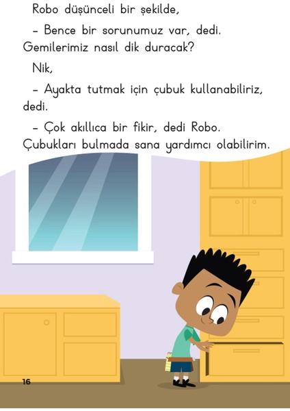 Saklı Nesnelerle Ilk Okuma Stem Hikâyeleri Nik ve Robo 5N1K ile Yelkenli