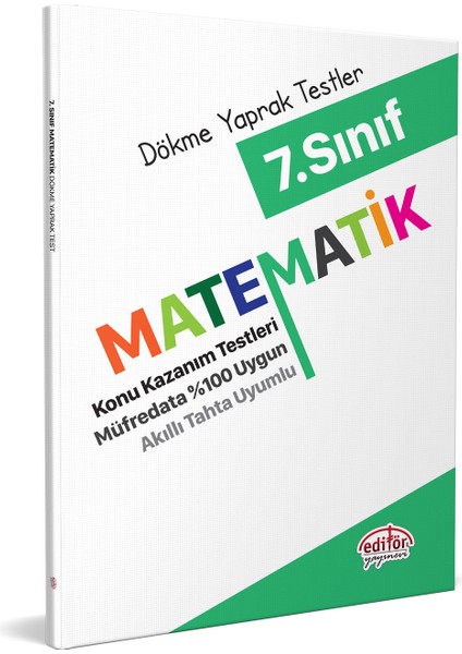 7. Sınıf Matematik Konu Kazanım Testleri