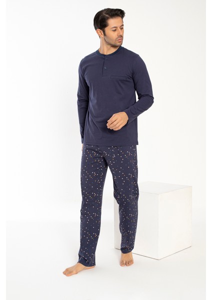Erkek Süprem Patlı Uzun Kol Pijama modelleri