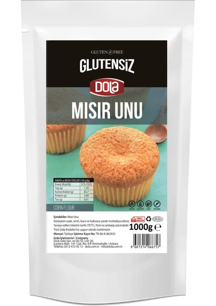 Glutensiz Mısır Unu 1 kg